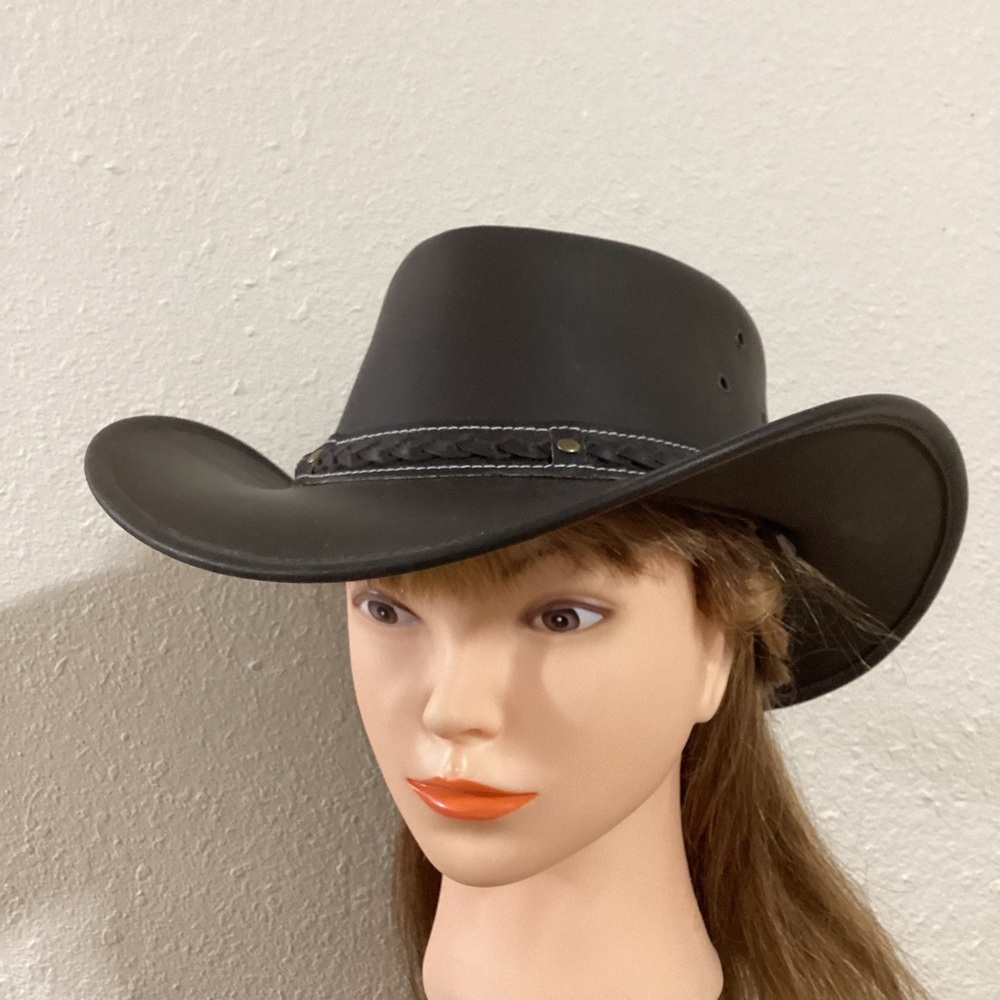 Conner the down under leather hat